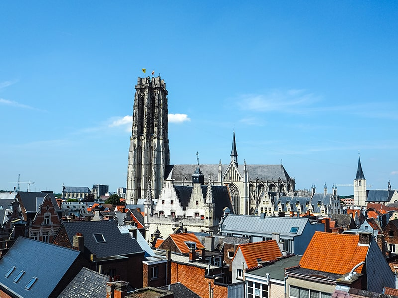 Skyline of mechelen