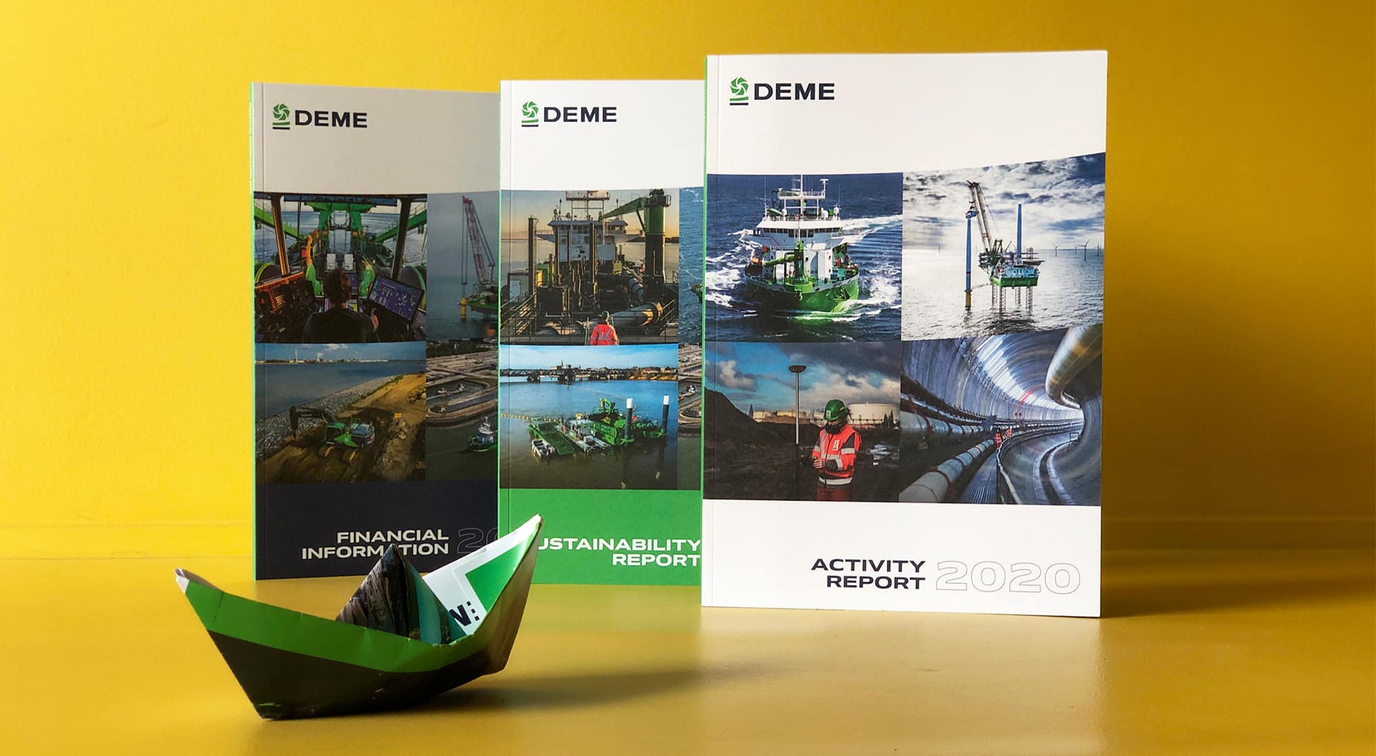 Smooth sailing with DEME’s annual reports. Welcome aboard!