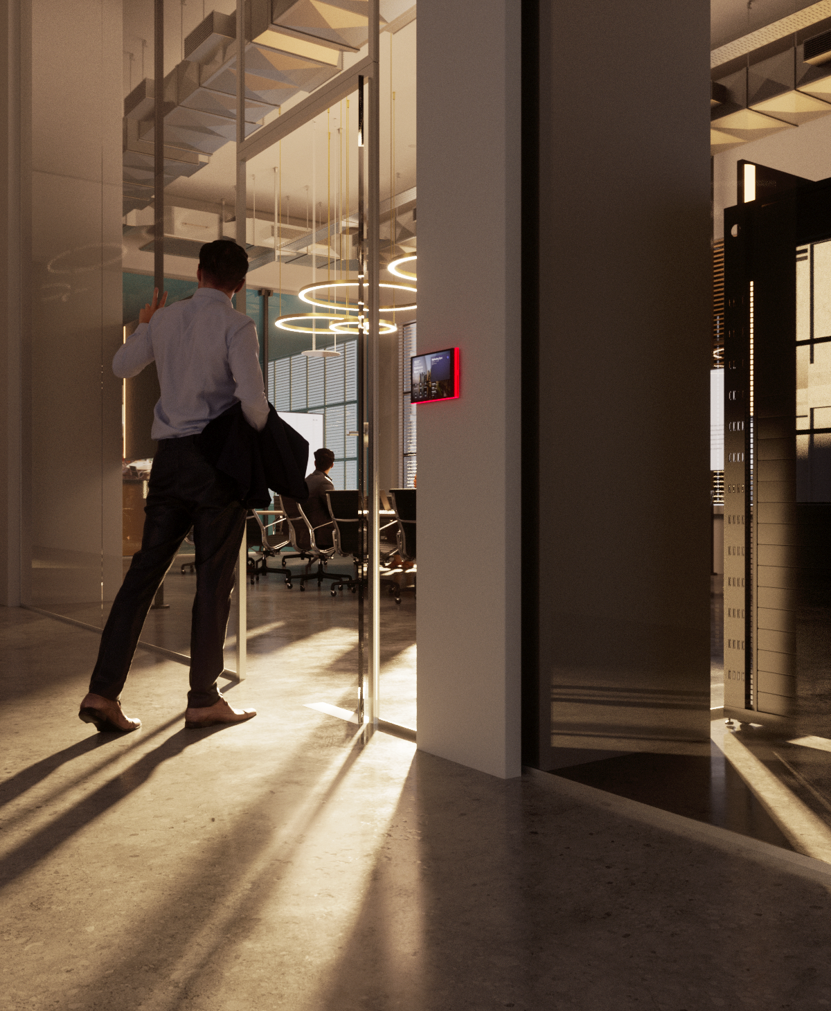 Crestron_Sightline_magazine_entering_boardroom